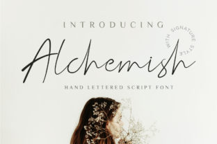 Alchemish Script: A Modern Handwritten Font for Standout Design