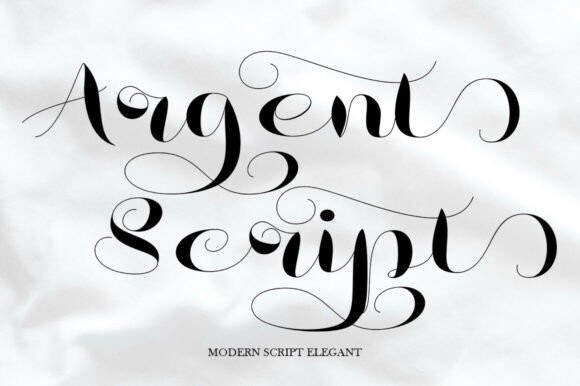 Argent Script: A Timeless Calligraphy Font for Modern Design