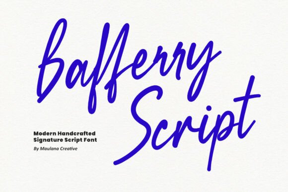 Bafferry Script: Elevate Your Designs with Authentic Charm