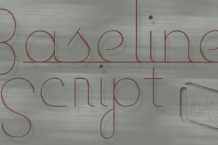 Baseline Script: A Minimalist Font for Modern Design