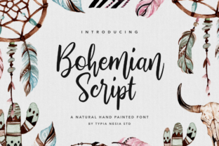 Bohemian Script: A Handwritten Font with Organic Charm