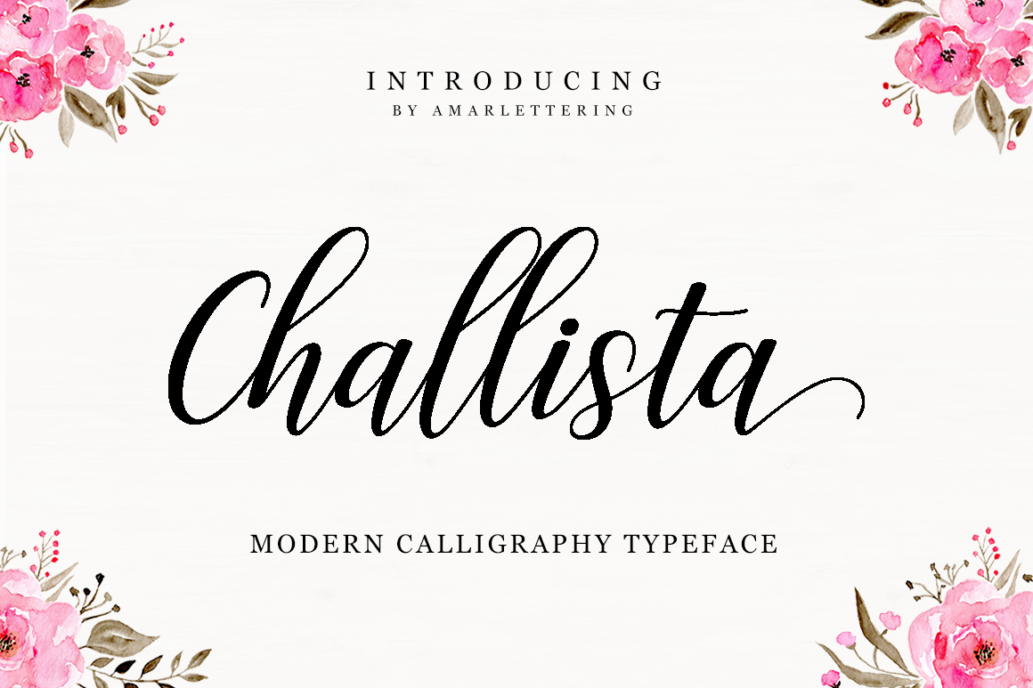 Challista Script: A Handmade Font for Creative Expression