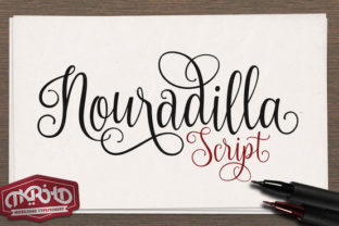 Discovering Nouradilla Script: A Modern Calligraphy Font for Creative Professionals