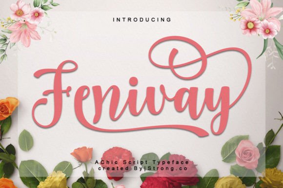 Fenivay Script: A Beautiful Font for Creative Projects