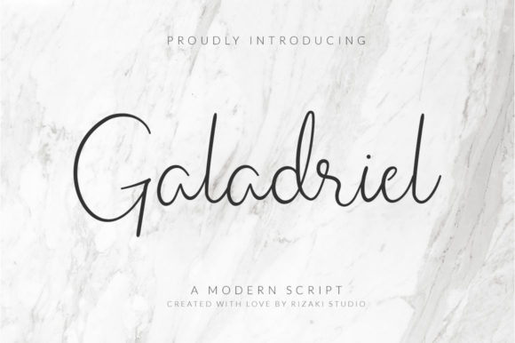 Galadriel Script: A Delicate Elegance in Typography