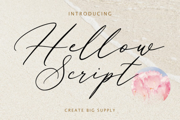 Hellow Script: A Cursive Font That Captures Attention