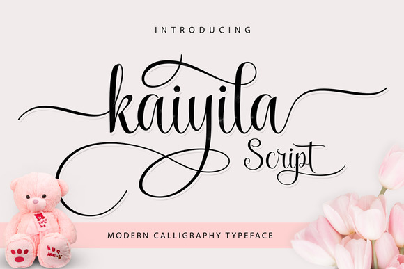 Kaiyila Script: A Modern Calligraphy Font for Creative Projects