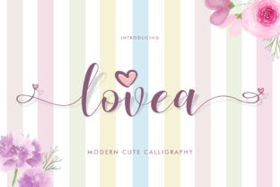 Lovea Script: A Fun and Modern Calligraphy Font
