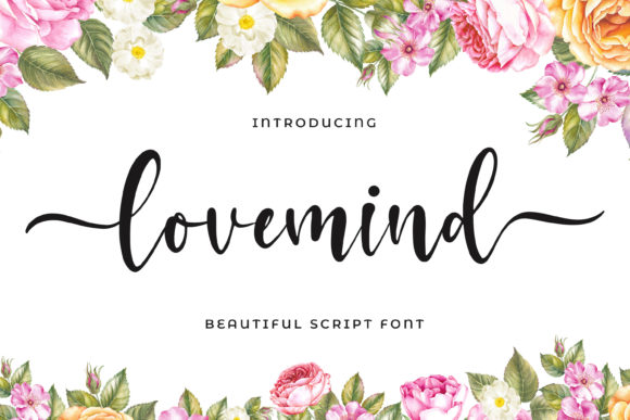 Lovemind Script: A Natural Calligraphy Font for Creative Projects