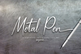 Metal Pen Script: Elevating Personal Branding with a Fresh, Elegant Typeface