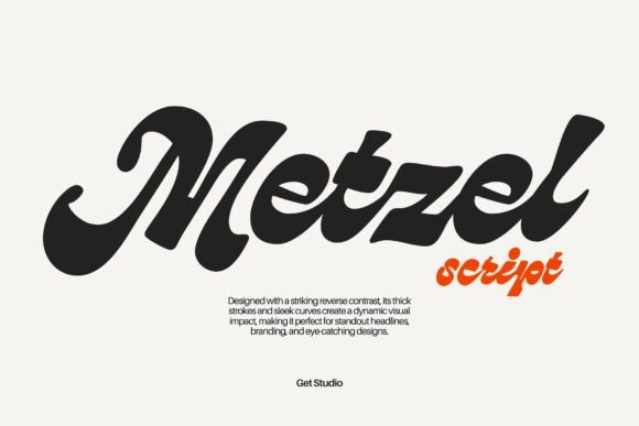 Metzel Script: A Bold Font for Modern Design