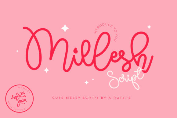 Millesh Script: A Sweet Touch for Your Designs