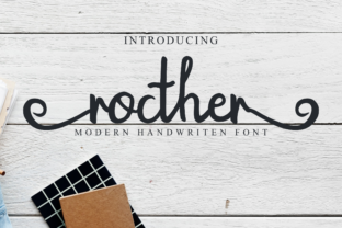 Rocther Script: A Beautiful Brush Font for Modern Design