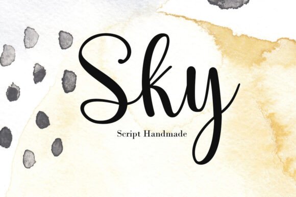 Sky Script: A Timeless Handwritten Font for Captivating Designs