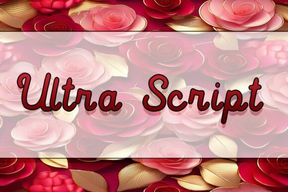 The Refined Elegance of Ultra Script: A Font That Transforms Creative Expression