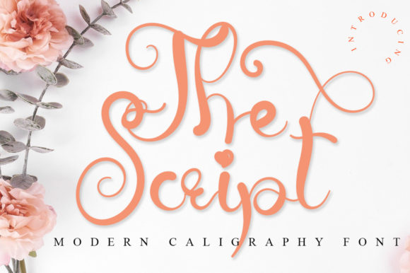 The Script: A Handwritten Font for Stylish and Romantic Design